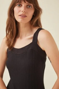 Clemmie Ribbed Tank -Deals Zesty Vex Store 0031 CLEMMIE RIBBED BLACK 326