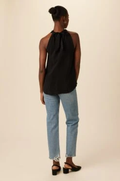 Hayden Cottonseed Cupro Blouse - Black -Deals Zesty Vex Store 0046 Hayden Black 3