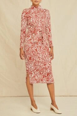 Castile Reverie Knit Dress - Gatsby Print