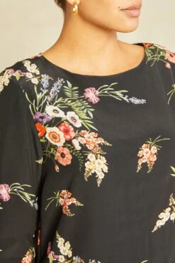 Sandrine Washable Silk Dress -Deals Zesty Vex Store 0135 Sandrine Treviso Print 1469