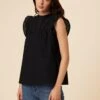 Katia Cotton Eyelet Blouse - Black -Deals Zesty Vex Store 0179 Katia Eyelet Black 1