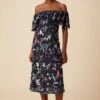 Dima Ecovero Midi Dress - Gemini Navy -Deals Zesty Vex Store 01 10167 Dima Gemini Navy 1