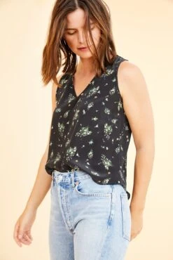 Tori Silk Tank -Deals Zesty Vex Store 0211ToriBolinasFloral 6679 web