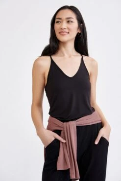 Jada Dream Knit Tank - Black - ReAmour