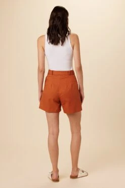 Milo Femme Fête Short - Terracota -Deals Zesty Vex Store 0341 Milo Short Terracotta 3