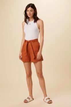 Milo Femme Fête Short - Terracota -Deals Zesty Vex Store 0341 Milo Short Terracotta 5