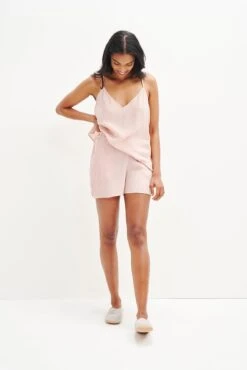 Palo Cottonseed Cupro Shorts - Rose