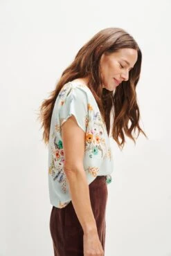 Margeaux Zero-Waste Blouse - Cannes Floral -Deals Zesty Vex Store 0357 Margeaux Zero Waste Tee Cannes Print 0239 web c85f05f6 d3dd 4366 80cb d18d843d40e0