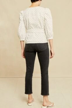 Linette Upcycled Cotton Blouse - Polka Dot -Deals Zesty Vex Store 0359 Linette Upcycle Black Polka Dot 0627 Web c462d322 bf7a 434a 8b10 71e66f6c22e9