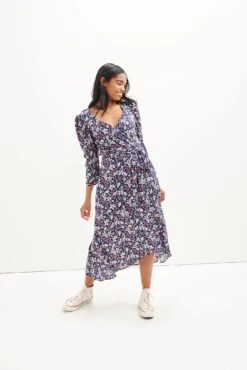 Mollie Wrap Dress -Deals Zesty Vex Store 0361 Mollie Zuma Print 2198 web