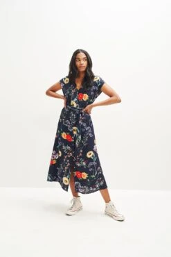 Gracia Washable Silk Dress -Deals Zesty Vex Store 0362 Gracia Provence Print 1846 web