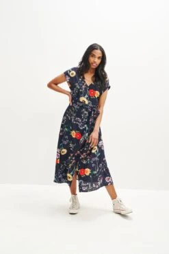 Gracia Washable Silk Dress -Deals Zesty Vex Store 0362 Gracia Provence Print 1851 web