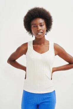 Bettina Ribbed Tank - Salt -Deals Zesty Vex Store 0384 Bettina Salt 0450 web 12f8c036 7e07 4caf 8b86 9187a2f1171b