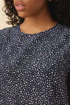 Odilia Washable Silk Blouse - Trieste Dot -Deals Zesty Vex Store 03 10175 Odilia Silk Trieste Dot 4