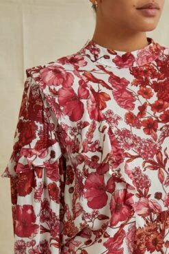 Clara Ecovero Blouse - Elsinore Floral -Deals Zesty Vex Store 0485ClaraElsinoreRed 7534 web a52387ad 2ffb 408f a593 a4354c34dfba