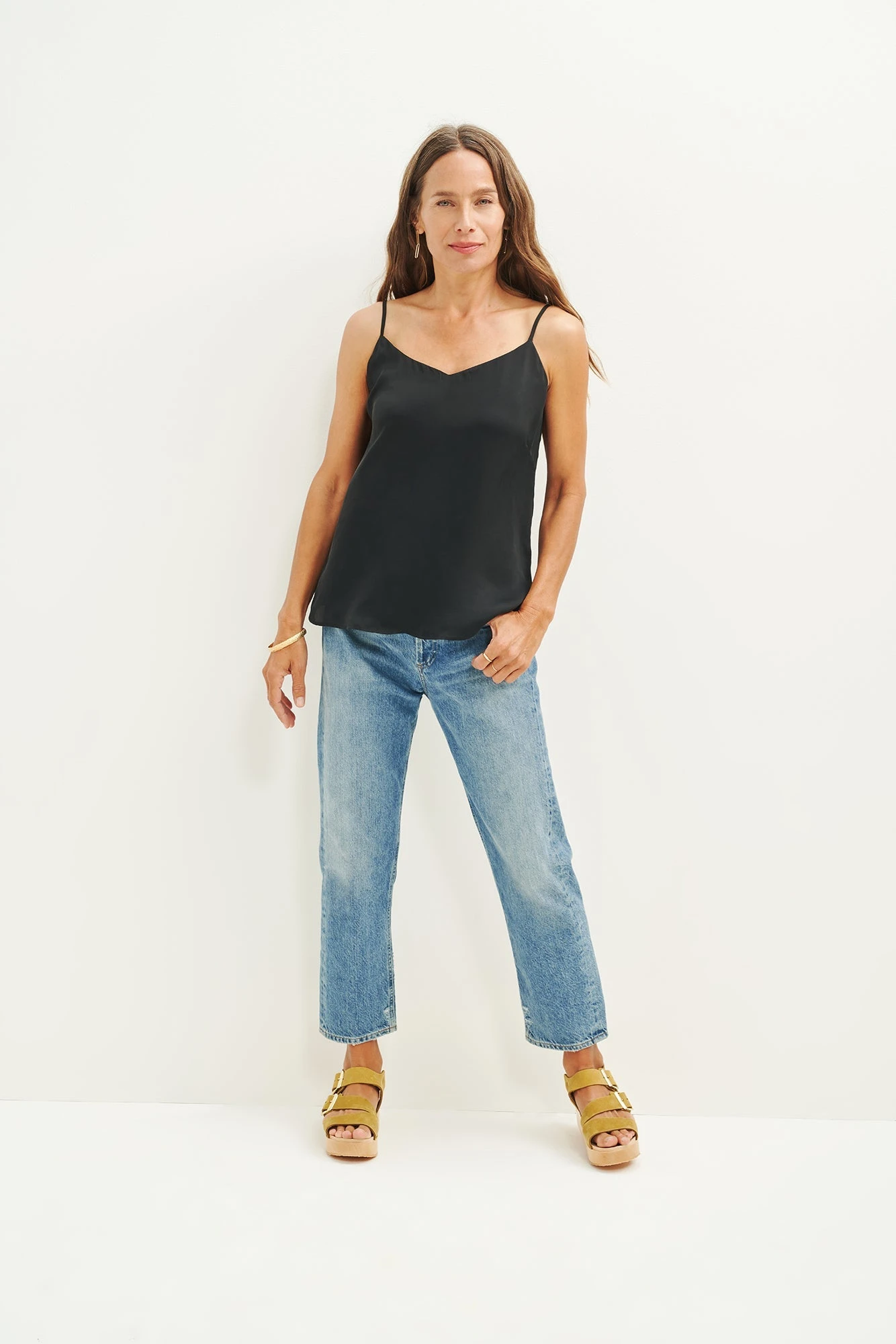 Lisbon Cupro Blouse - Black 4 Lisbon Cupro Blouse - Black - Image 2