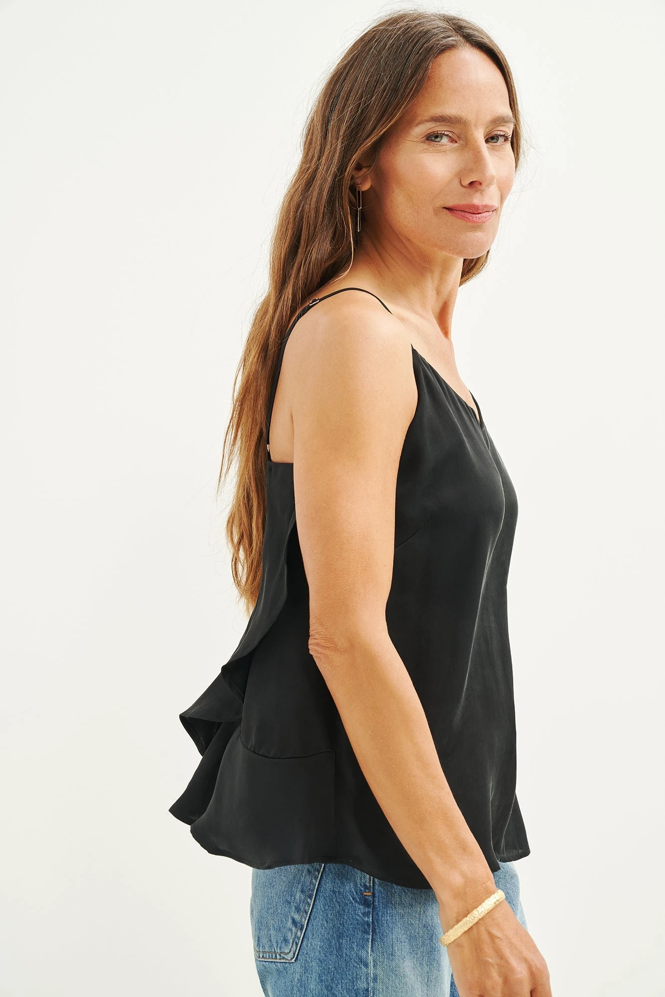 Lisbon Cupro Blouse - Black 5 Lisbon Cupro Blouse - Black - Image 3