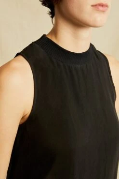 Pippen Mixed Cupro Tank - Black - ReAmour -Deals Zesty Vex Store 0510 Pippen Black 0273 Web dac8cbb2 270a 43f8 8e55 5c6c658a8c37