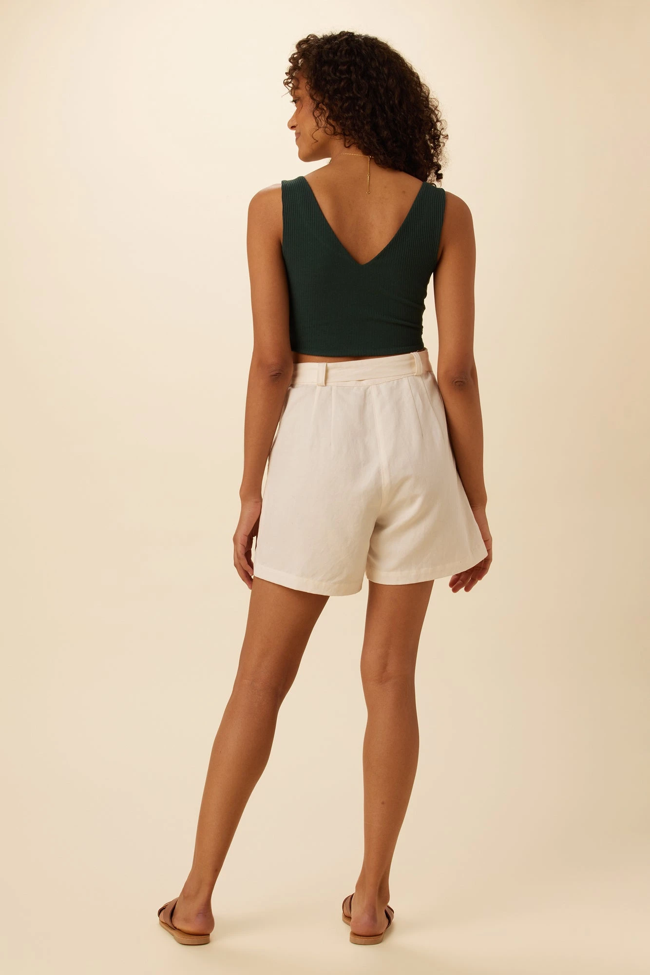 Rosa Paris Rib Tank - Darkest Spruce 5 Rosa Paris Rib Tank - Darkest Spruce - Image 3