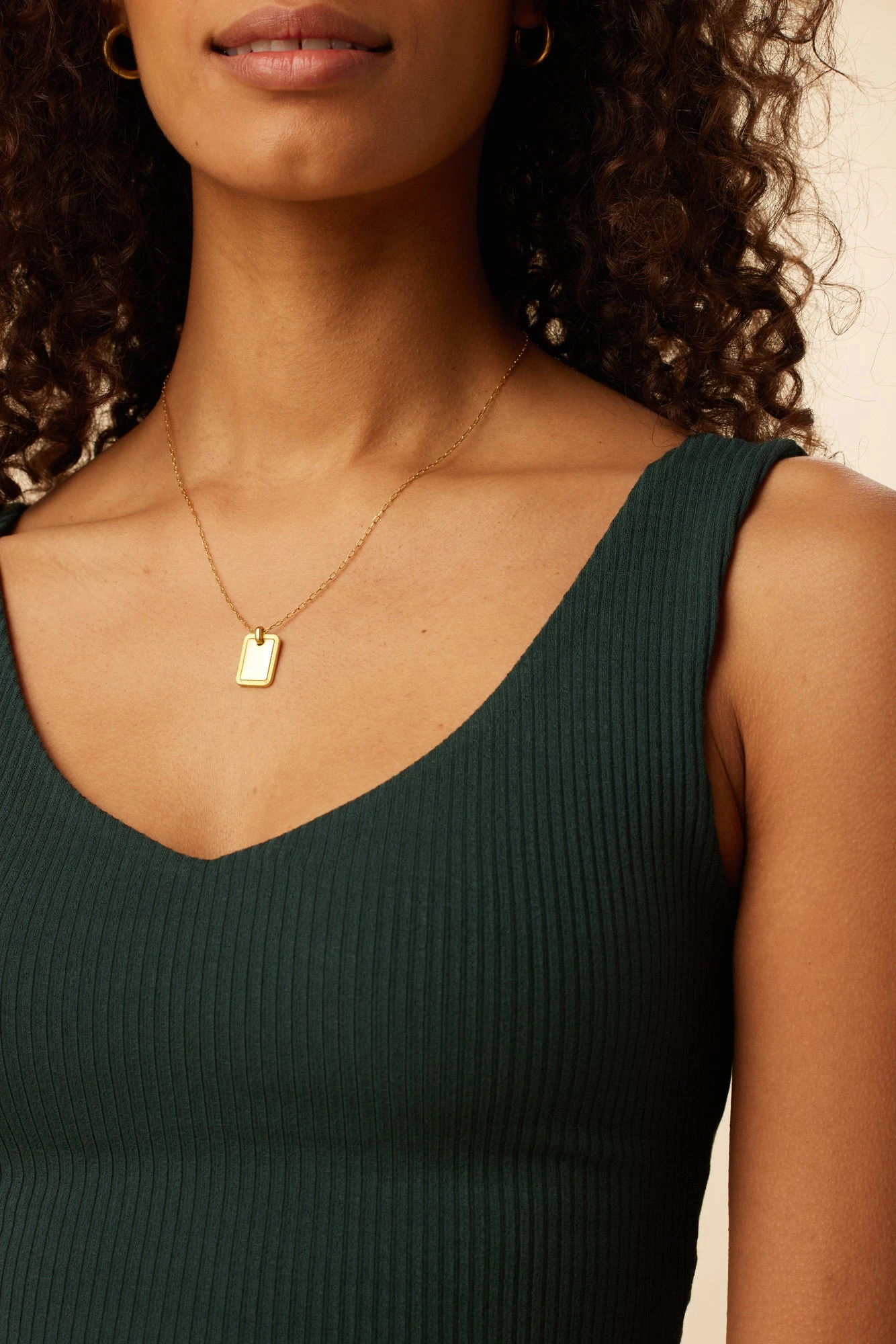 Rosa Paris Rib Tank - Darkest Spruce 6 Rosa Paris Rib Tank - Darkest Spruce - Image 4