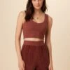 Rosa Paris Rib Tank - Earth -Deals Zesty Vex Store 0516 Rosa Earth 1