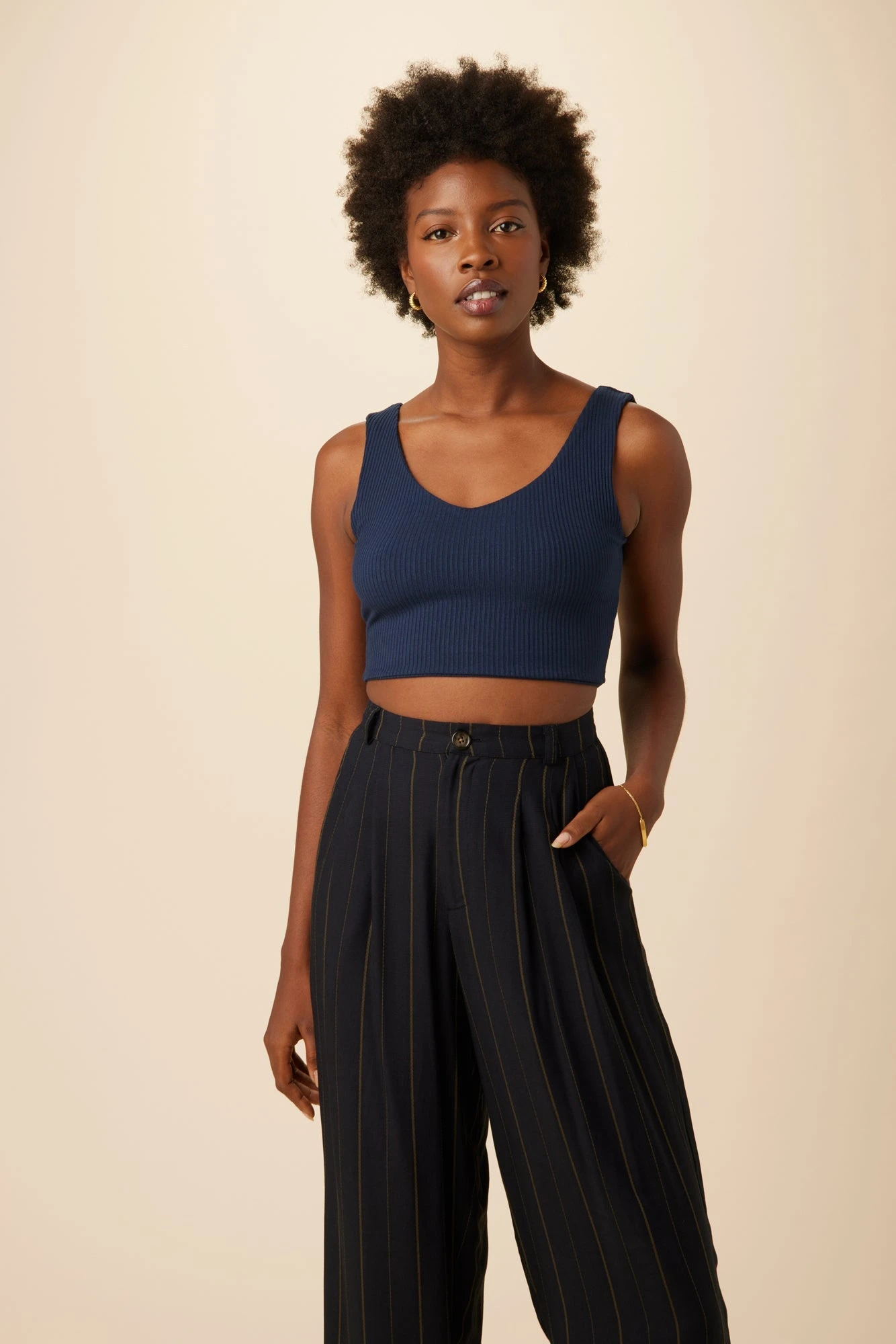 Rosa Paris Rib Tank - Ocean - ReAmour 3 Rosa Paris Rib Tank - Ocean - ReAmour