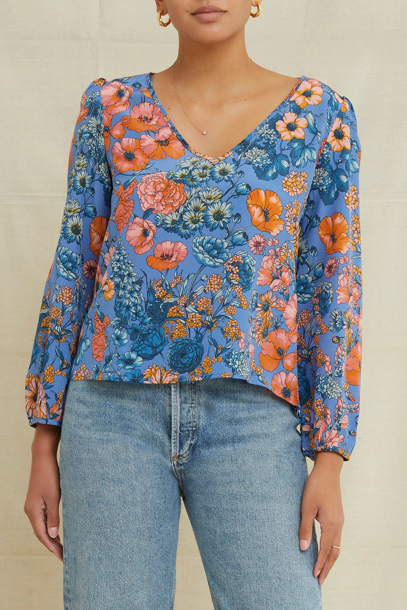 Leila Washable Silk Blouse - Mirabel 3 Leila Washable Silk Blouse - Mirabel