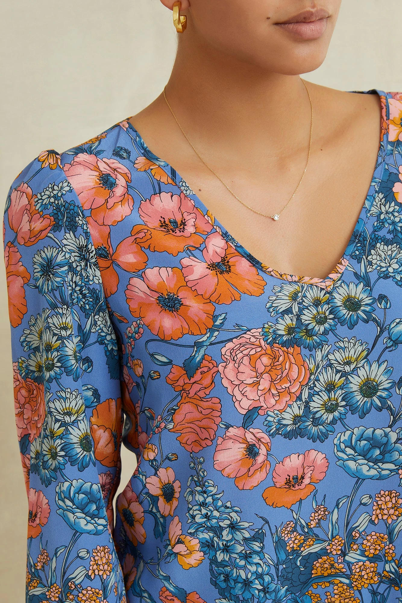 Leila Washable Silk Blouse - Mirabel 6 Leila Washable Silk Blouse - Mirabel - Image 4