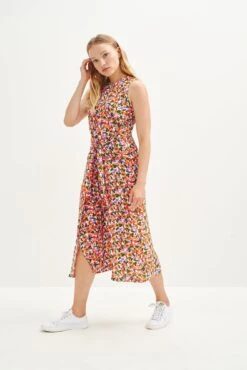 Cortney Washable Silk Dress -Deals Zesty Vex Store 0561 Cortney Seaside Floral 2715 web