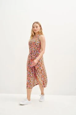 Cortney Washable Silk Dress -Deals Zesty Vex Store 0561 Cortney Seaside Floral 2736 web
