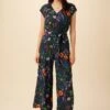 Wynnie Ecovero Jumpsuit - Stella Floral Navy -Deals Zesty Vex Store 0562 Wynnie Stella Navy 1