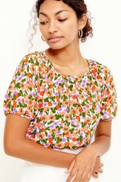 Lotta Washable Silk Blouse - Seaside Floral -Deals Zesty Vex Store 0563 Lotta Silk Seaside Floral 1233 web 0c760966 1902 4946 857f 50314c1d2f95