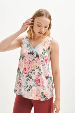 Ninette Upcycled Tank -Deals Zesty Vex Store 0589 Ninette Upcycled Genoa Floral 0422 web