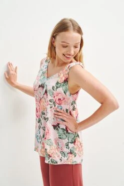 Ninette Upcycled Tank -Deals Zesty Vex Store 0589 Ninette Upcycled Genoa Floral 0458 web