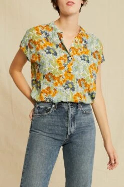 Renata Ecovero Blouse - Veranda Floral