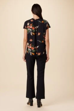 Renata Ecovero Blouse - Treviso Orange -Deals Zesty Vex Store 0607 Renata Viscose Treviso Orange 3