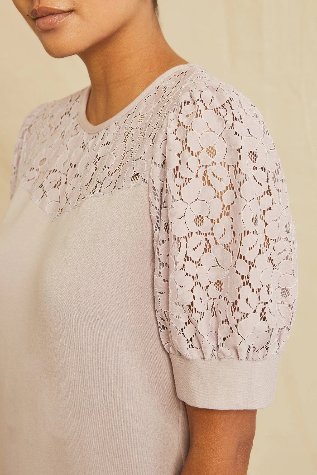 Danielle Luxe Fleece Lace Dress - Dawn 6 Danielle Luxe Fleece Lace Dress - Dawn - Image 4