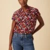 Renata Ecovero Blouse - Villa Floral -Deals Zesty Vex Store 06 607 Renata Ecovera Viscose Villa Floral 1