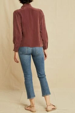 Olivet Cottonseed Cupro Blouse - Mocha -Deals Zesty Vex Store 0710 Olivet Cottonseed Cupro Mocha 1414 web 16d26869 b5d3 4257 bc33 750bafdbf721