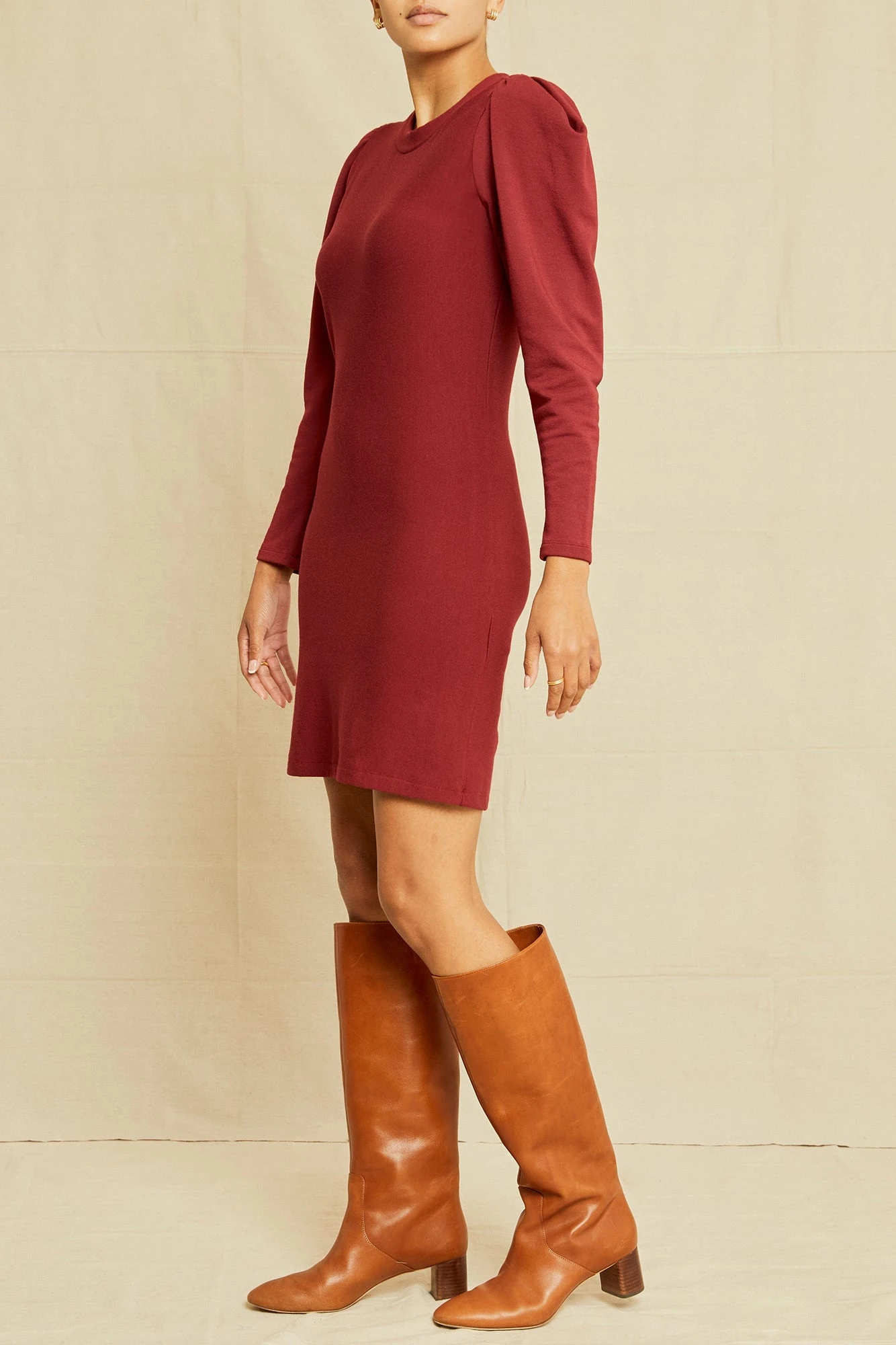 Rosemary Nouveau Fleece Dress - Mulberry 4 Rosemary Nouveau Fleece Dress - Mulberry - Image 2
