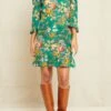 Adeline Washable Silk Dress - Rosalind Floral -Deals Zesty Vex Store 0744 Adeline Rosalind Floral 13589 web
