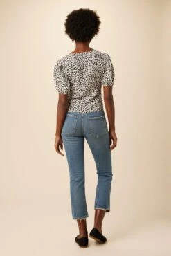 Juliana Washable Silk Blouse - Tiger Eye Silver -Deals Zesty Vex Store 0753R1 Juliana Tiger Eye Silver 3