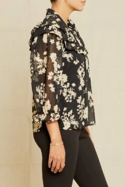 Myra Upcycled Blouse - Champagne Chiffon 11 Myra Upcycled Blouse - Champagne Chiffon -Deals Zesty Vex Store 0758 Myra Chiffon Champagne Chiffon 9966 web