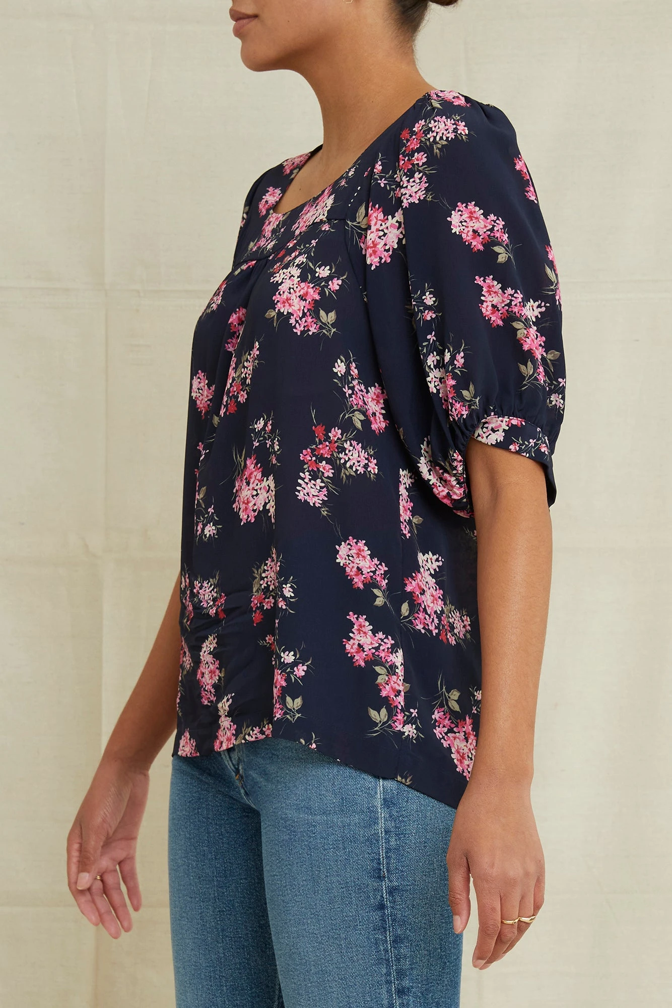 Edith Viscose Blouse - Whitby Floral 4 Edith Viscose Blouse - Whitby Floral - Image 2