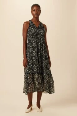 Tati Chiffon Maxi Dress - Petra