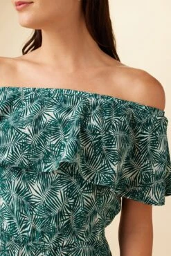 Lucia Washable Silk Jumpsuit - Green Palm -Deals Zesty Vex Store 0794R1 Lucia Green Palm 4