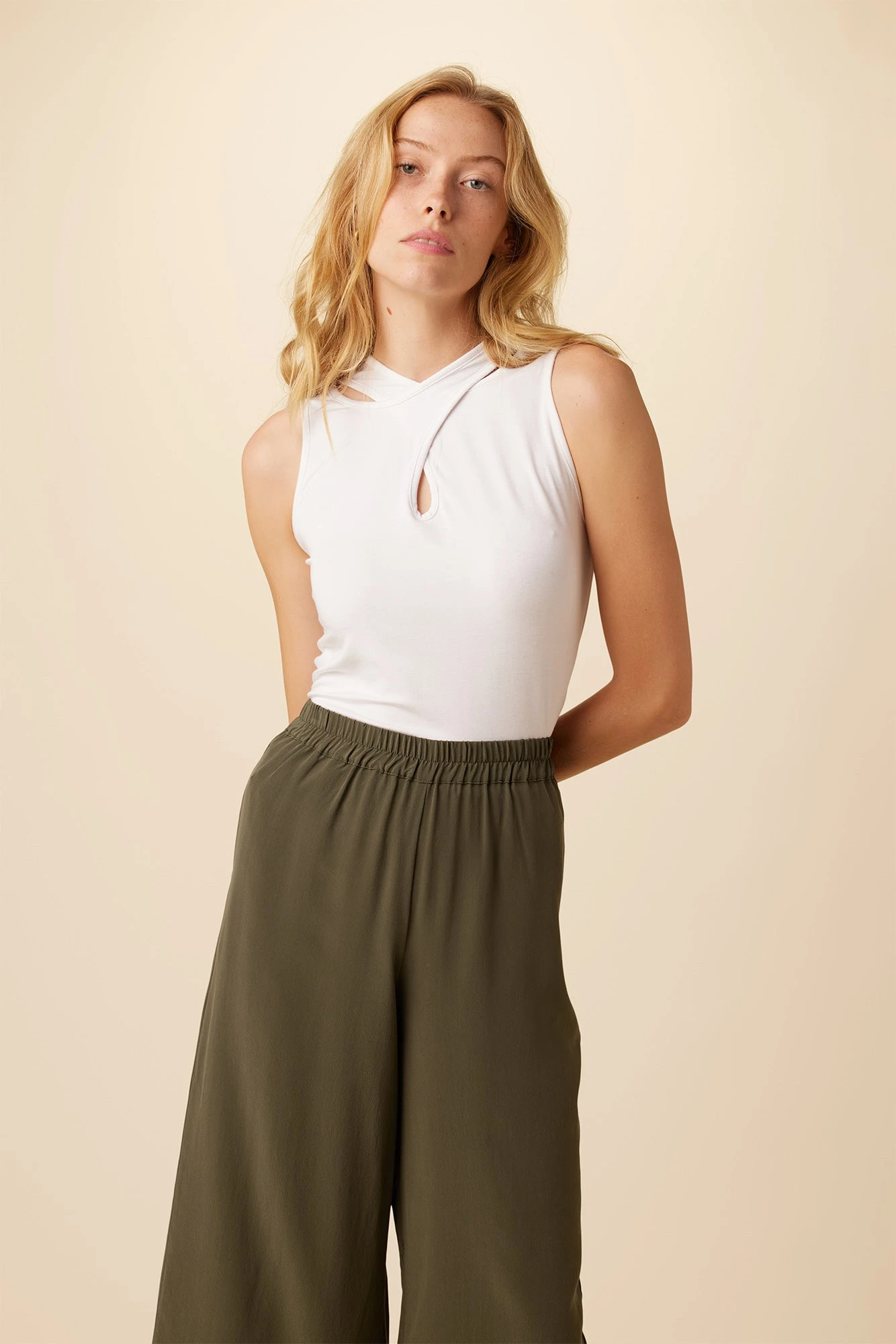 Aspyn Dream Knit Top - White 3 Aspyn Dream Knit Top - White