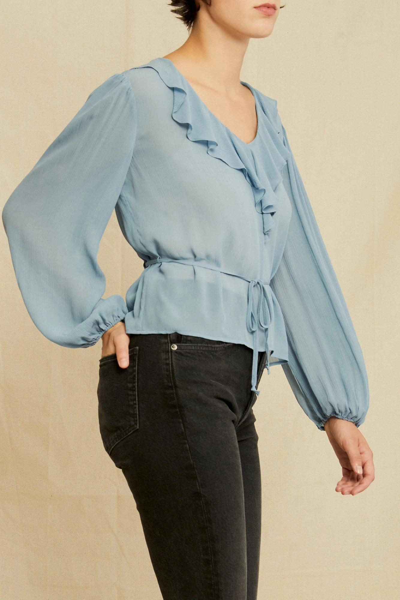 Yvonne Cupro Blouse 4 Yvonne Cupro Blouse - Image 2