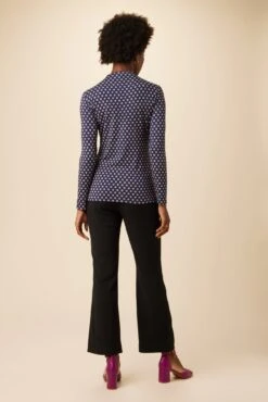 Lux Viscose Knit Turtleneck - Mia Dot -Deals Zesty Vex Store 10087 Lux Print Mia Dot 3