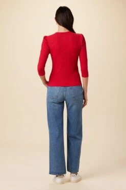 Naomi Paris Rib Top - Zinnia -Deals Zesty Vex Store 10103 Naomi Zinnia 3